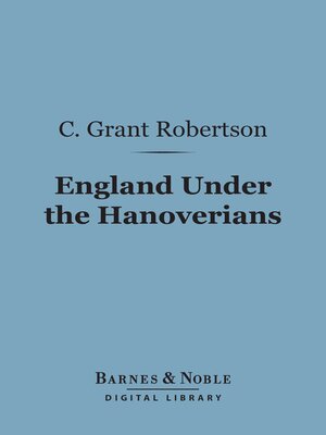 cover image of England Under the Hanoverians (Barnes & Noble Digital Library)